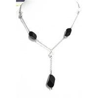 Collar Boccadamo Mujer in Plata GR376NER - GR376NER
